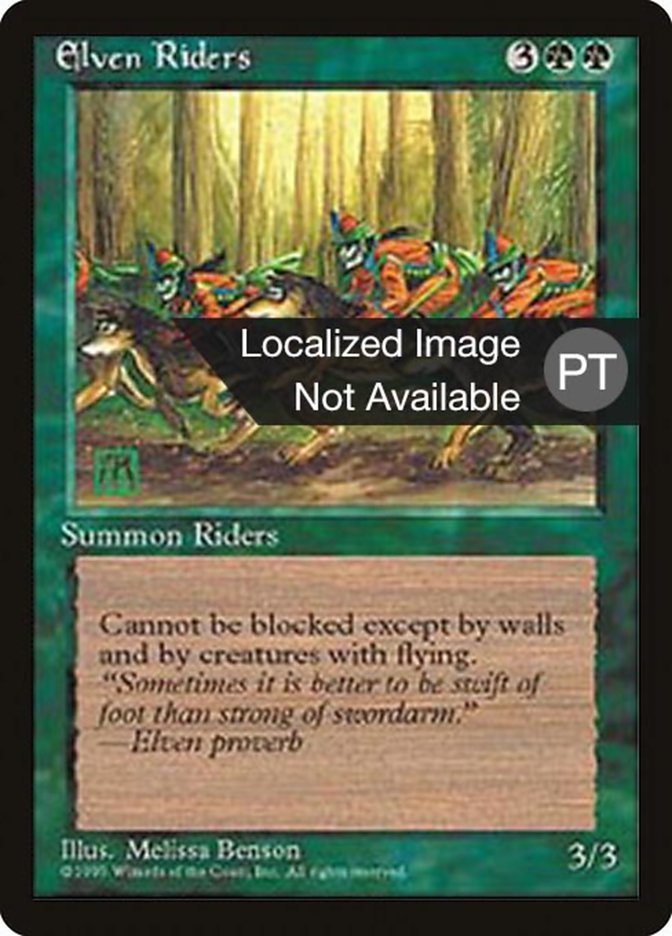 Elven Riders [Fourth Edition (Foreign Black Border)] | Chromatic Games