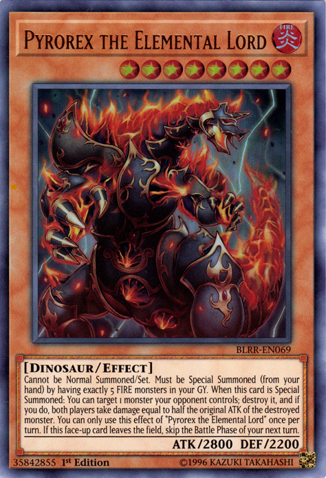 Pyrorex the Elemental Lord [BLRR-EN069] Ultra Rare | Chromatic Games