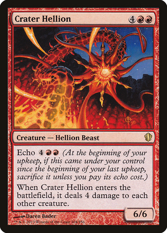 Crater Hellion [Commander 2013] | Chromatic Games