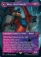 Slicer, Hired Muscle // Slicer, High-Speed Antagonist (Shattered Glass) [Transformers] | Chromatic Games