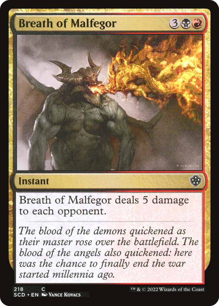 Breath of Malfegor [Starter Commander Decks] | Chromatic Games