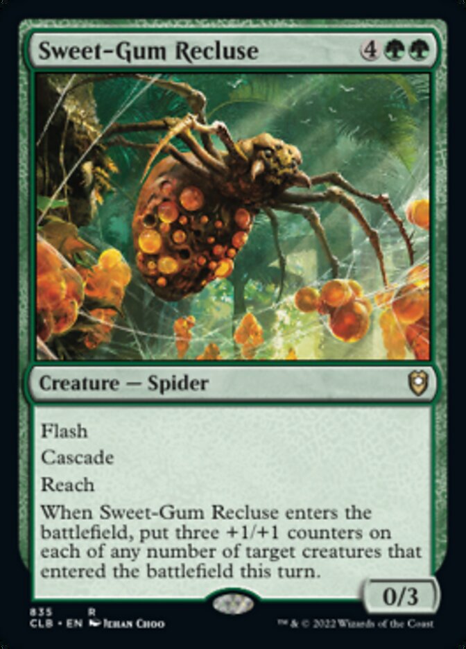 Sweet-Gum Recluse [Commander Legends: Battle for Baldur's Gate] | Chromatic Games