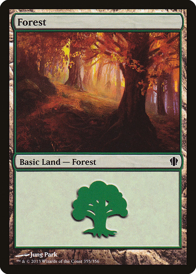 Forest (355) [Commander 2013] | Chromatic Games