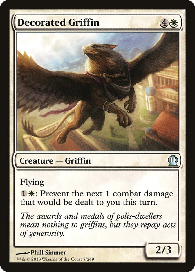 Decorated Griffin [Theros] | Chromatic Games