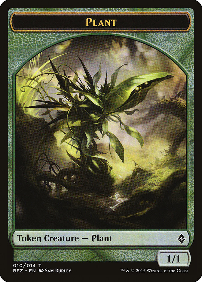 Plant Token [Battle for Zendikar Tokens] | Chromatic Games