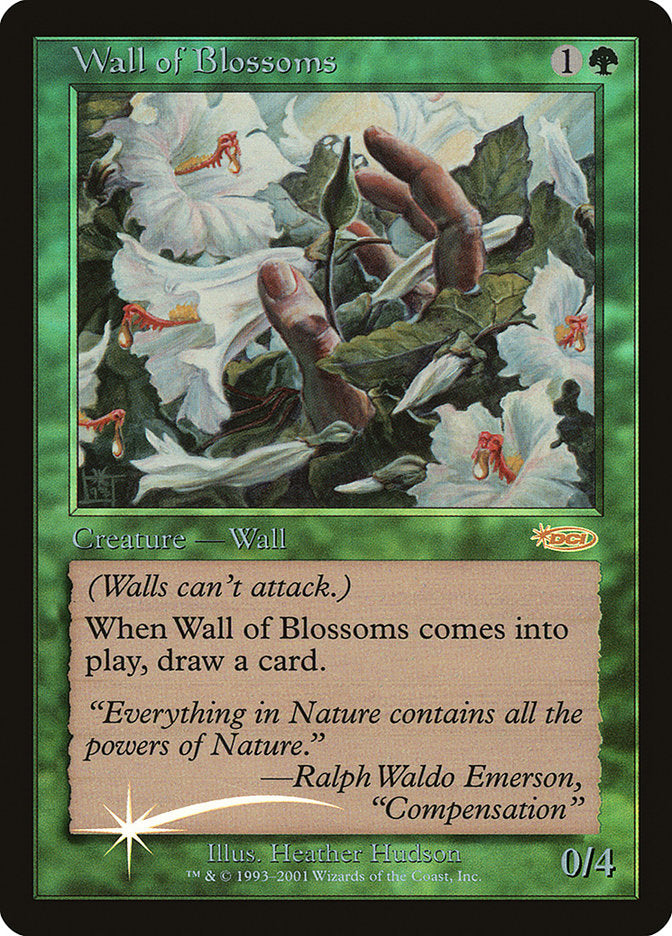 Wall of Blossoms [Friday Night Magic 2002] | Chromatic Games