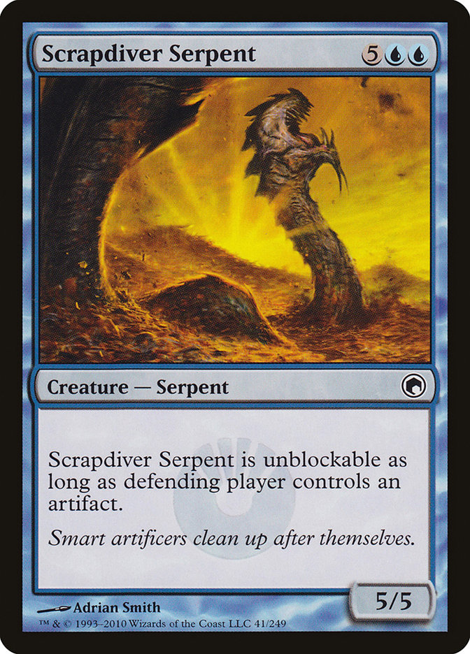 Scrapdiver Serpent [Scars of Mirrodin] | Chromatic Games