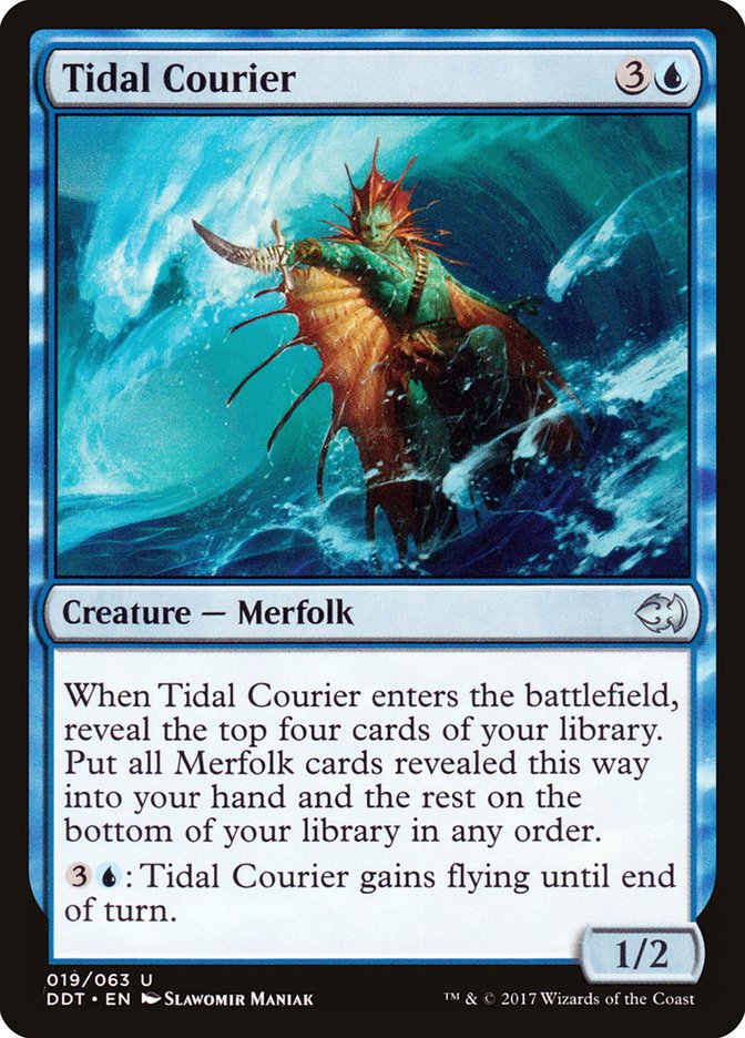 Tidal Courier [Duel Decks: Merfolk vs. Goblins] | Chromatic Games