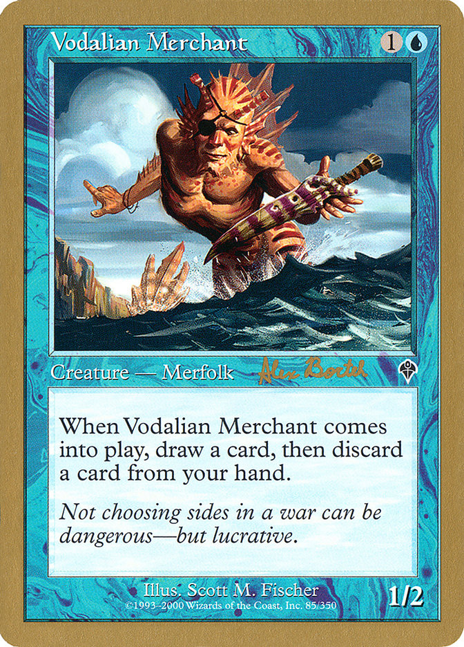 Vodalian Merchant (Alex Borteh) [World Championship Decks 2001] | Chromatic Games