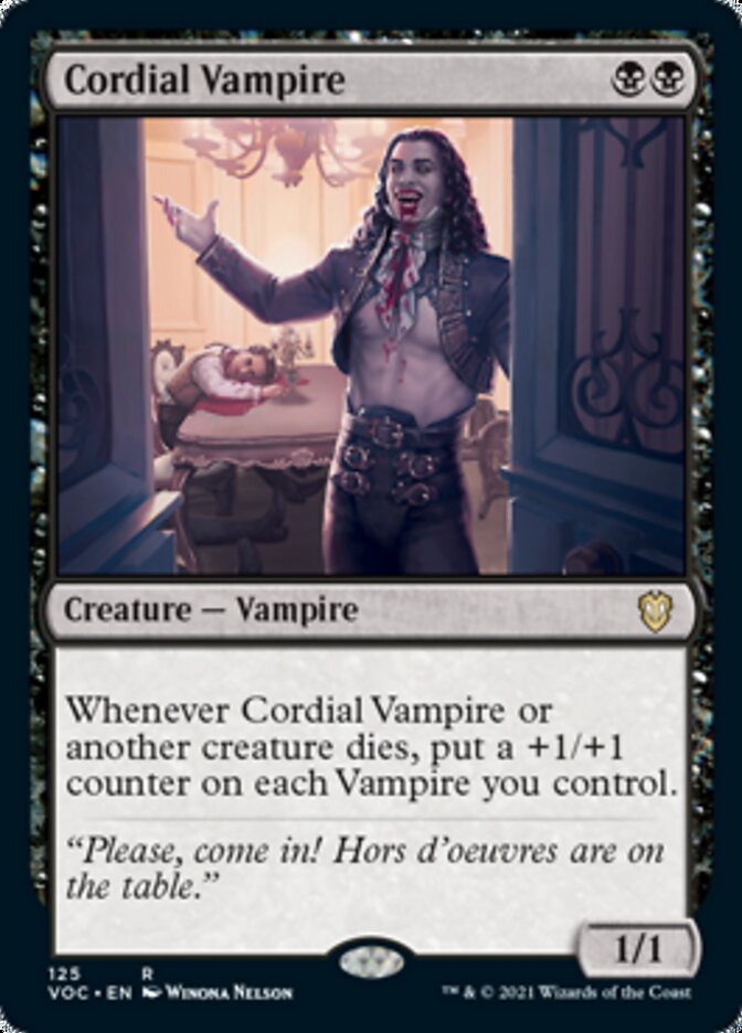 Cordial Vampire [Innistrad: Crimson Vow Commander] | Chromatic Games