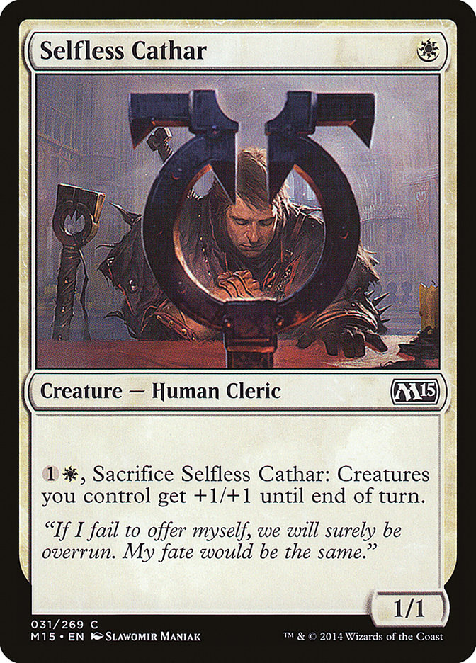 Selfless Cathar [Magic 2015] | Chromatic Games