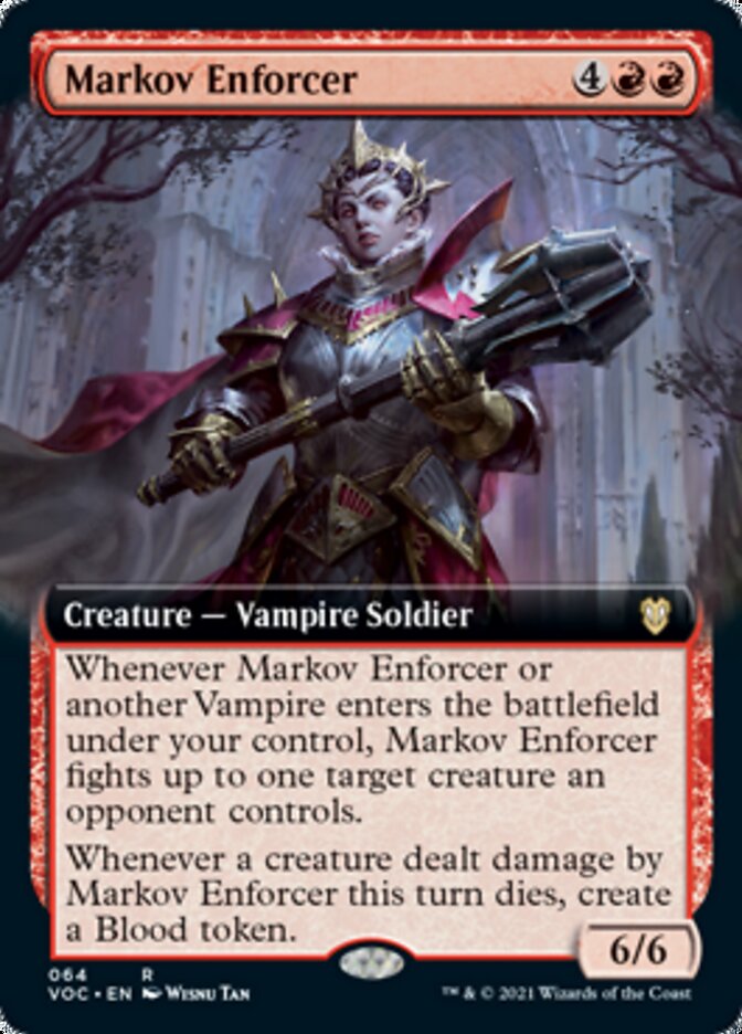 Markov Enforcer (Extended Art) [Innistrad: Crimson Vow Commander] | Chromatic Games