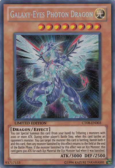 Galaxy-Eyes Photon Dragon [CT08-EN003] Secret Rare | Chromatic Games