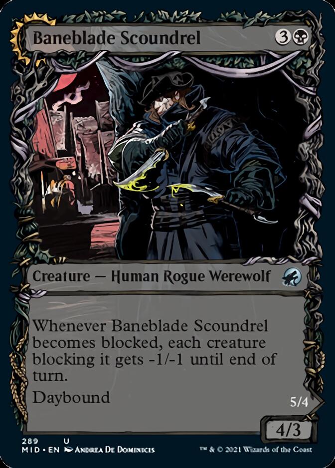 Baneblade Scoundrel // Baneclaw Marauder (Showcase Equinox) [Innistrad: Midnight Hunt] | Chromatic Games