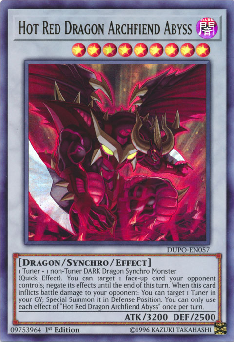 Hot Red Dragon Archfiend Abyss [DUPO-EN057] Ultra Rare | Chromatic Games