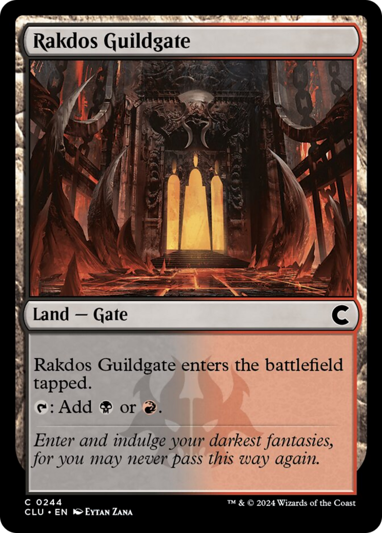 Rakdos Guildgate [Ravnica: Clue Edition] | Chromatic Games