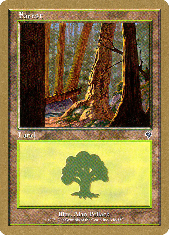 Forest (jt348a) (Jan Tomcani) [World Championship Decks 2001] | Chromatic Games