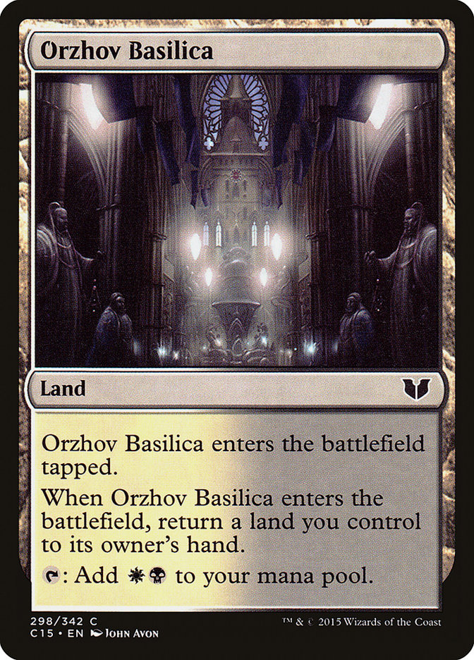 Orzhov Basilica [Commander 2015] | Chromatic Games