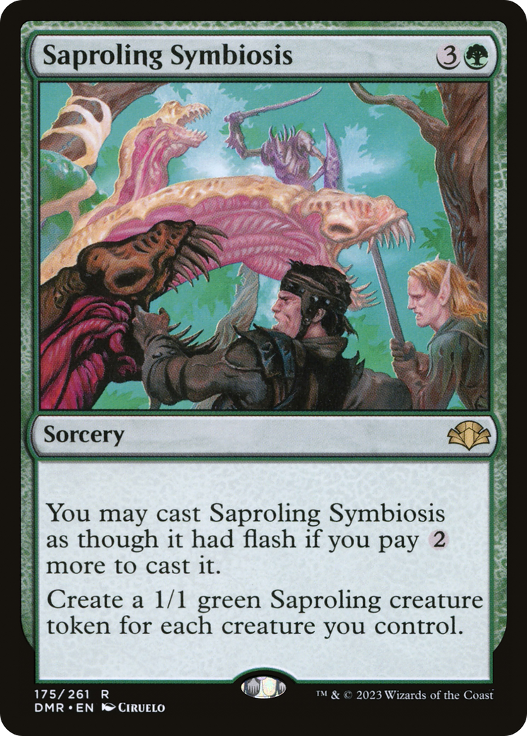 Saproling Symbiosis [Dominaria Remastered] | Chromatic Games