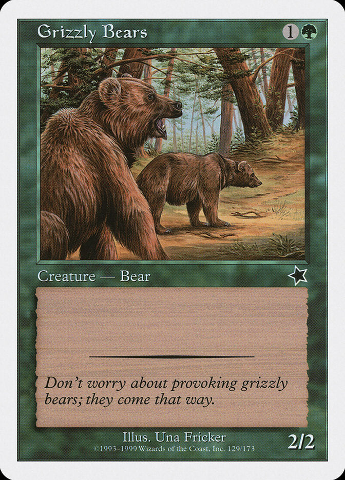 Grizzly Bears [Starter 1999] | Chromatic Games