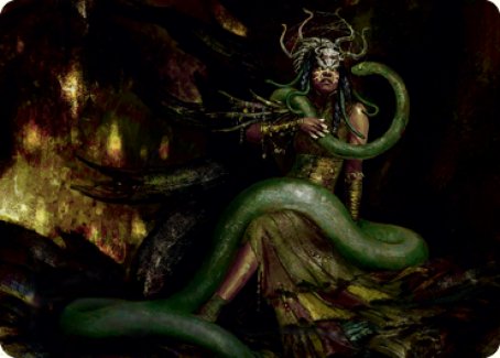 Saryth, the Viper's Fang Art Card [Innistrad: Midnight Hunt Art Series] | Chromatic Games