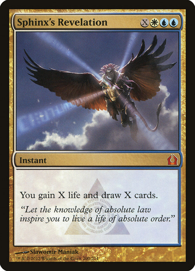 Sphinx's Revelation [Return to Ravnica] | Chromatic Games