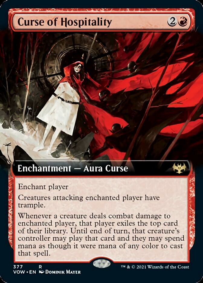 Curse of Hospitality (Extended Art) [Innistrad: Crimson Vow] | Chromatic Games