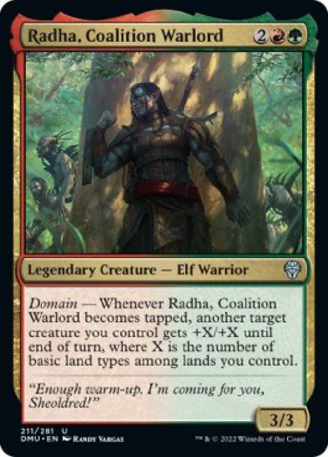 Radha, Coalition Warlord [Dominaria United] | Chromatic Games