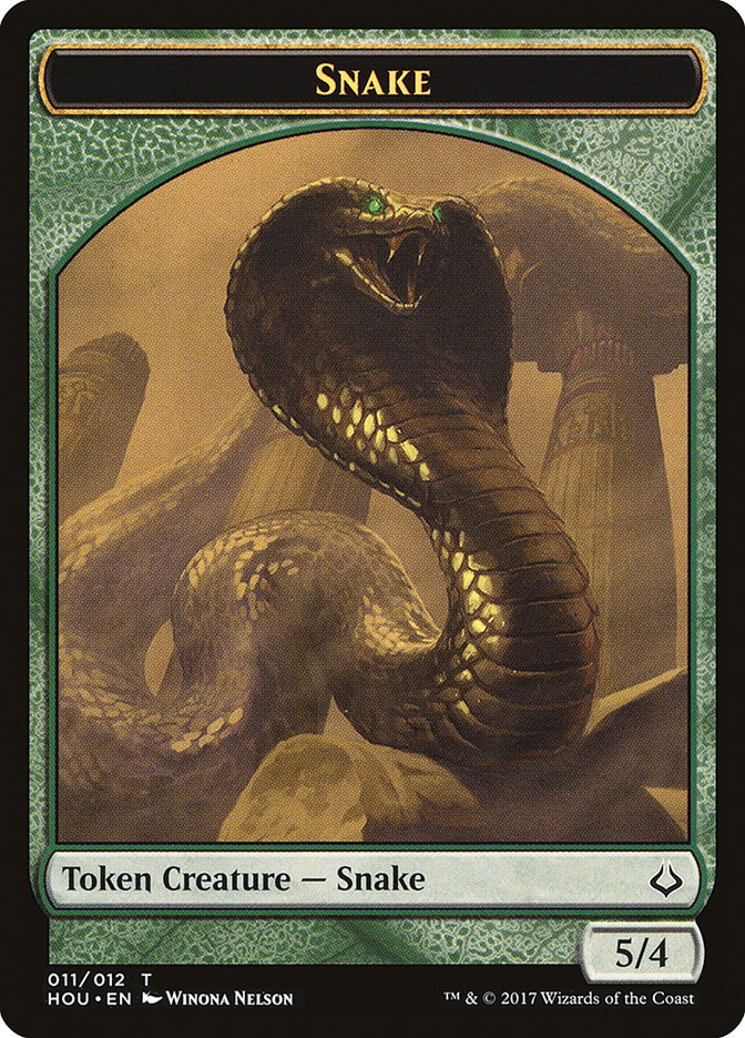 Snake Token [Hour of Devastation Tokens] | Chromatic Games