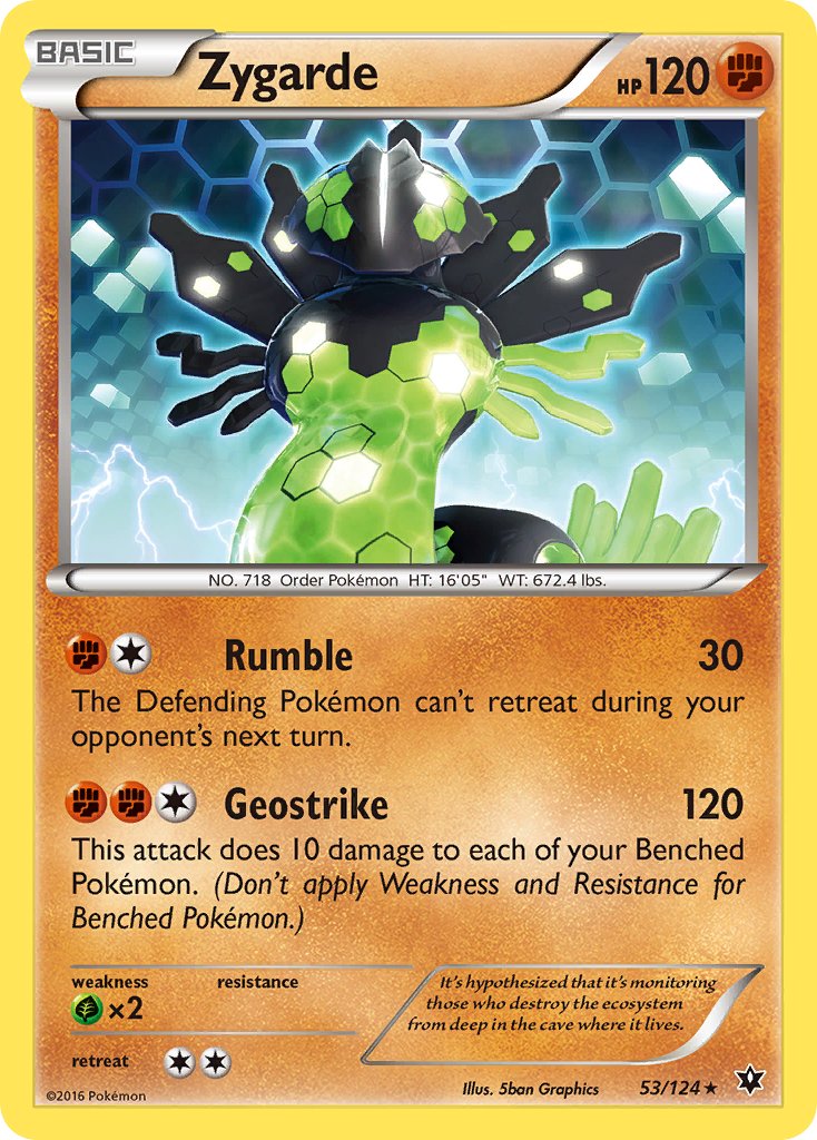 Zygarde (53/124) (Theme Deck Exclusive) [XY: Fates Collide] | Chromatic Games