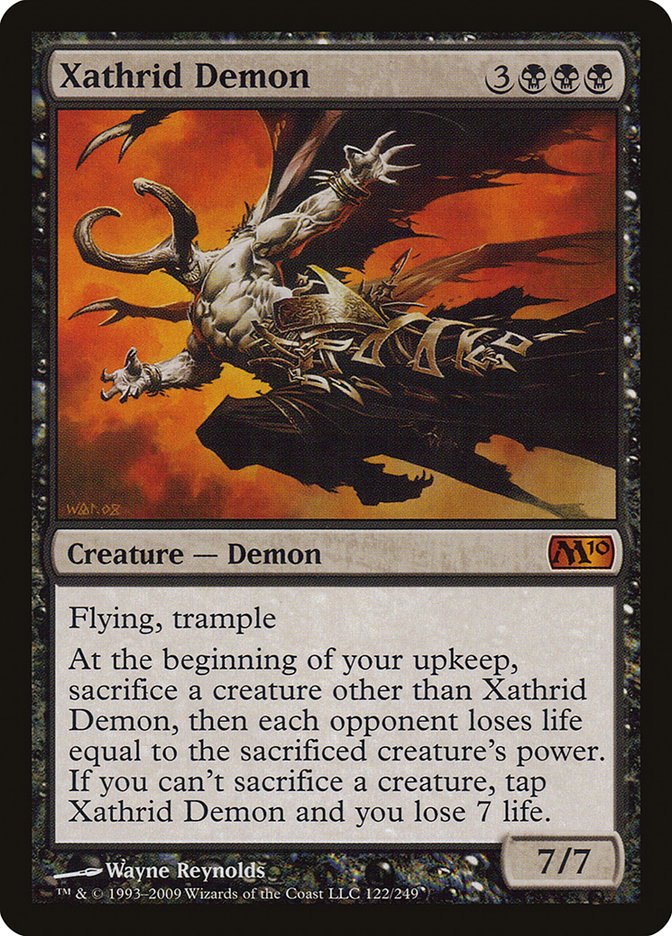 Xathrid Demon [Magic 2010] | Chromatic Games