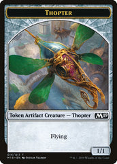 Goblin // Thopter Double-Sided Token (Game Night) [Core Set 2019 Tokens] | Chromatic Games