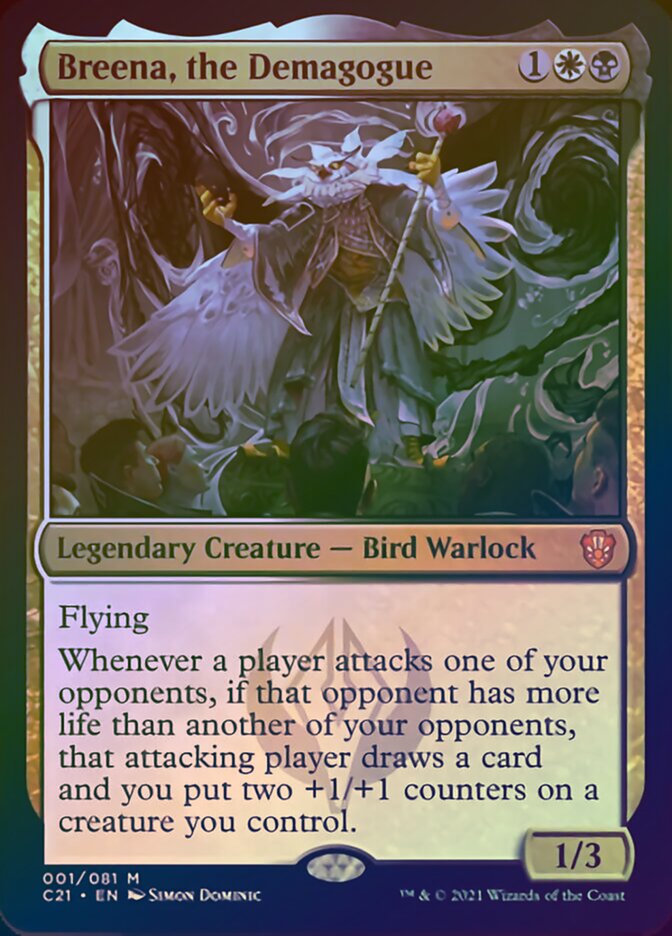 Breena, the Demagogue (Display Commander) [Commander 2021] | Chromatic Games