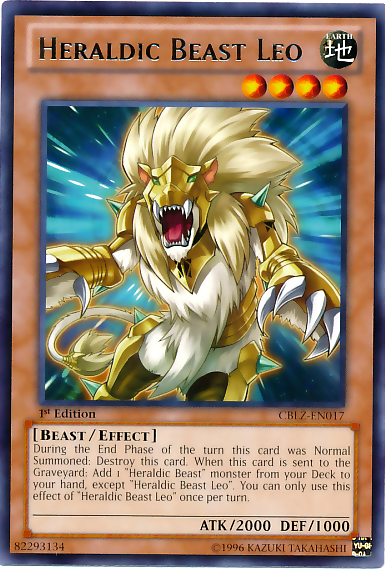 Heraldic Beast Leo [CBLZ-EN017] Rare | Chromatic Games