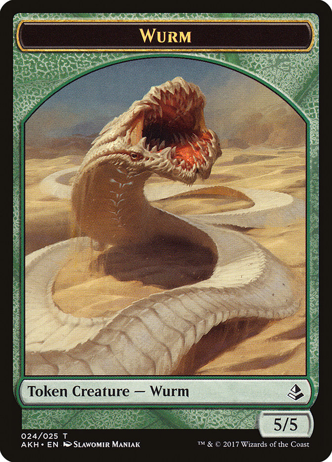 Wurm Token [Amonkhet Tokens] | Chromatic Games