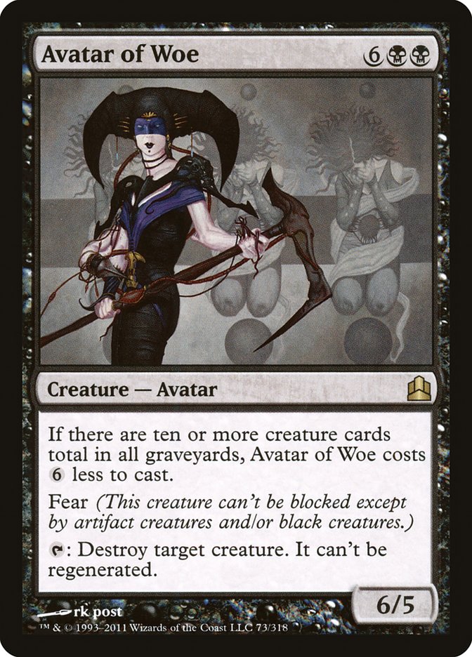 Avatar of Woe [Commander 2011] | Chromatic Games