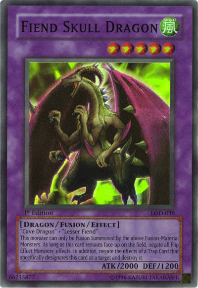 Fiend Skull Dragon [LOD-039] Super Rare | Chromatic Games