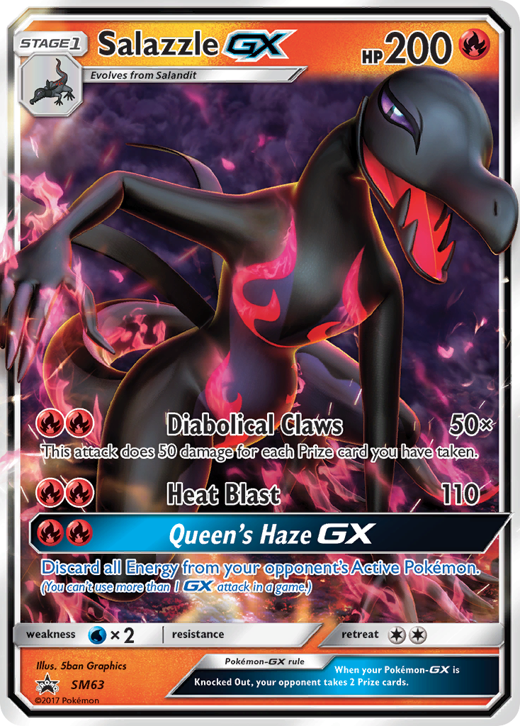 Salazzle GX [SM Black Star Promos] | Chromatic Games