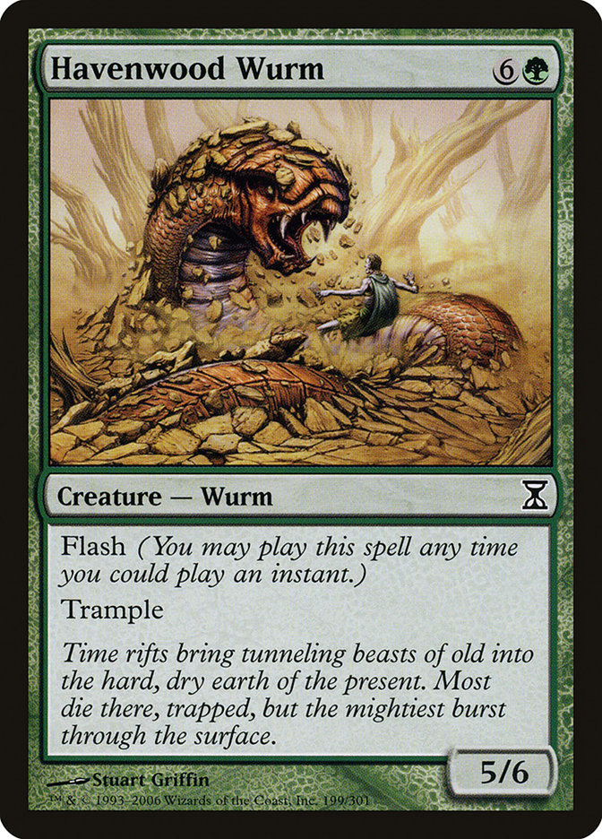 Havenwood Wurm [Time Spiral] | Chromatic Games