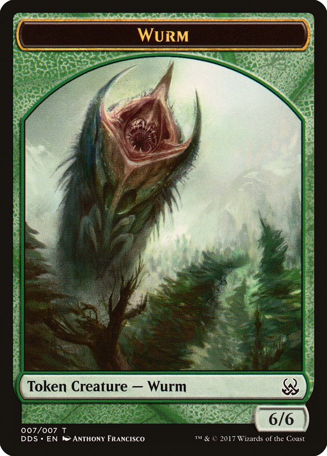 Wurm Token [Duel Decks: Mind vs. Might Tokens] | Chromatic Games