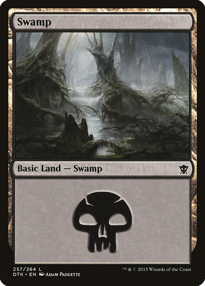 Swamp (257) [Dragons of Tarkir] | Chromatic Games