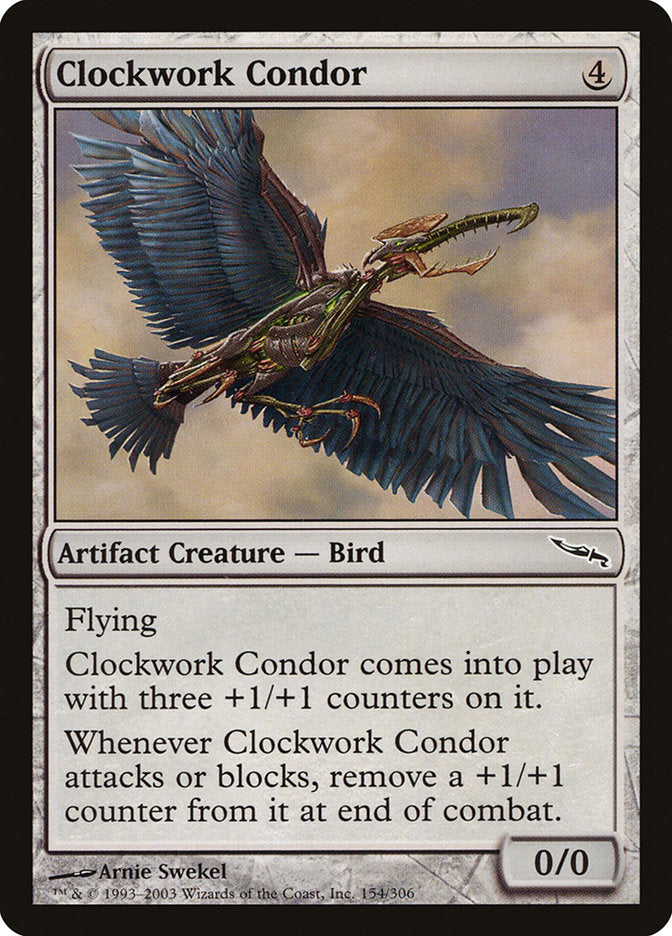 Clockwork Condor [Mirrodin] | Chromatic Games