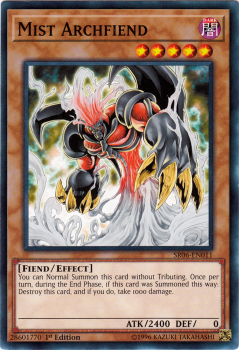 Mist Archfiend [SR06-EN011] Common | Chromatic Games