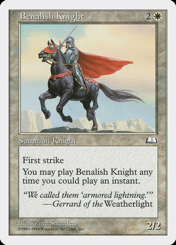 Benalish Knight [Anthologies] | Chromatic Games