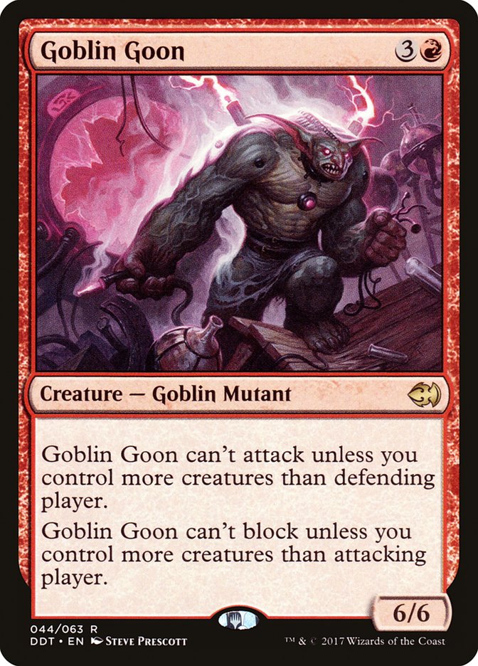 Goblin Goon [Duel Decks: Merfolk vs. Goblins] | Chromatic Games