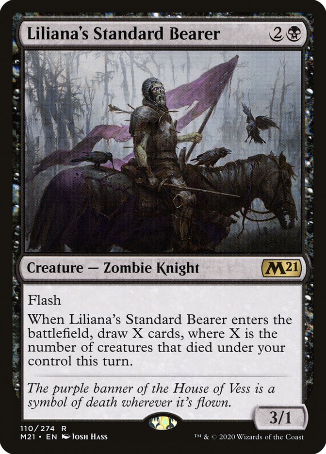 Liliana's Standard Bearer [Core Set 2021] | Chromatic Games