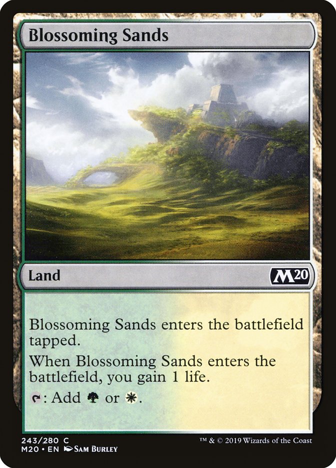 Blossoming Sands [Core Set 2020] | Chromatic Games