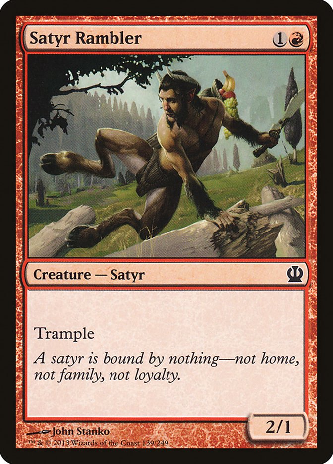 Satyr Rambler [Theros] | Chromatic Games