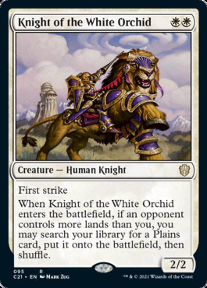 Knight of the White Orchid [Commander 2021] | Chromatic Games