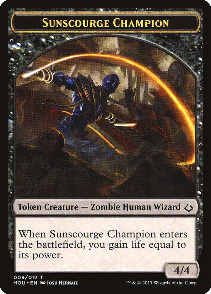 Sunscourge Champion Token [Hour of Devastation Tokens] | Chromatic Games